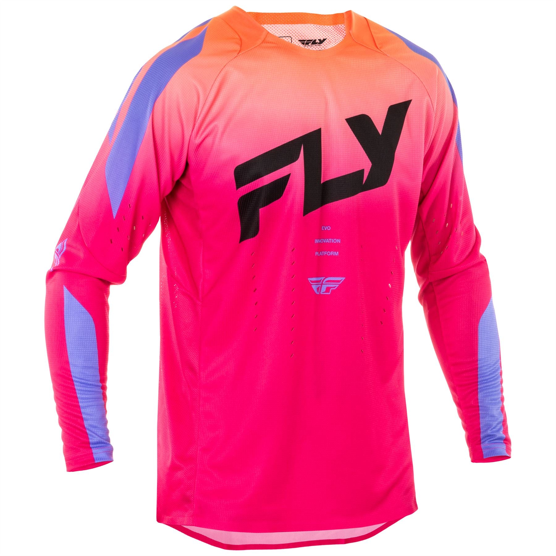 Fly Racing 2025 Evolution DST Motocross Jersey Pink Lavender Black